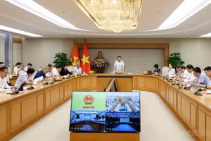 Phó Thủ tướng Nguyễn Văn Thắng chủ trì phiên họp thứ 3 của Hội đồng điều hành Trung tâm Tài chính Quốc tế tại Việt Nam - Ảnh chinhphu.vn/Đức Tuân