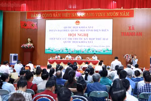 Phó Thủ tướng Nguyễn Văn Thắng và Đoàn đại biểu Quốc hội tỉnh Điện Biên tiếp xúc cử tri trước Kỳ họp thứ Hai, Quốc hội khoá XVI - Ảnh: chinhphu.vn/Đức Tuân