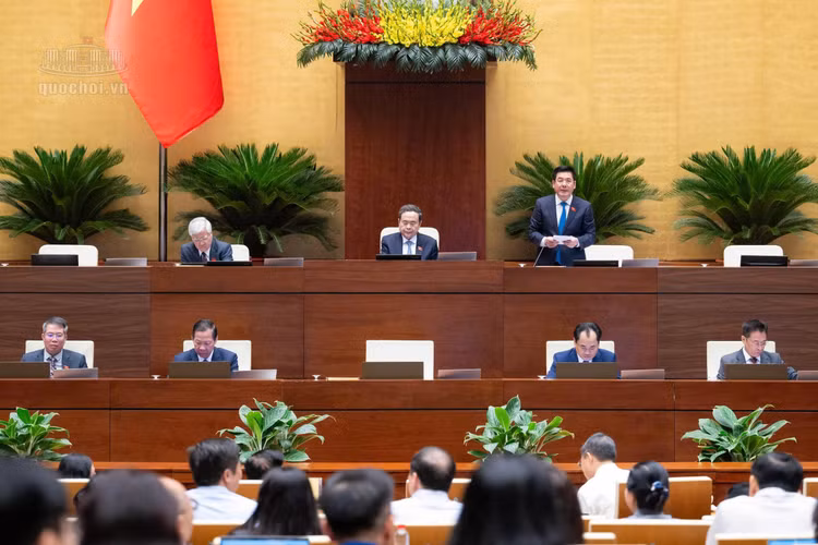 Đoàn Chủ tọa tại phiên họp
