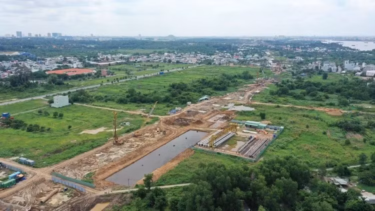 Dự án đường Vành đai 4 TP.HCM thuộc nhóm dự án quan trọng quốc gia, gồm 10 dự án thành phần, sơ bộ tổng mức đầu tư khoảng 120.413 tỷ đồng. Ảnh: Song Lê