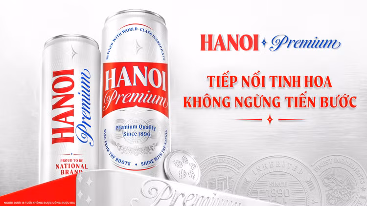 Hanoi Premium ra mắt diện mạo mới, khẳng định tinh thần “Tiếp nối tinh hoa, không ngừng tiến bước”