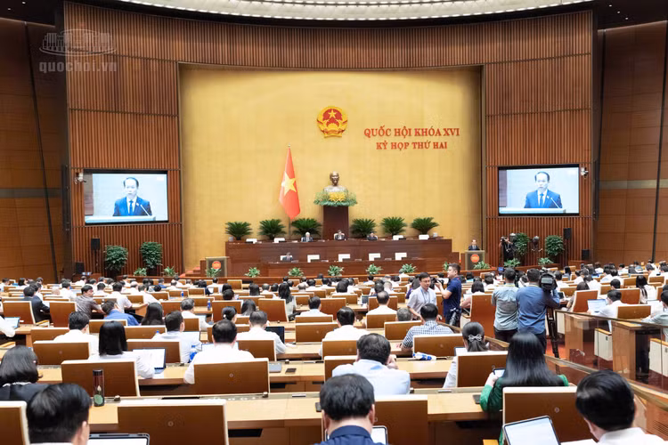 Quang cảnh phiên họp. Ảnh: quochoi.vn