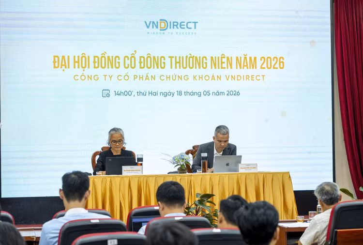 Năm 2026, VNDIRECT đặt mục tiêu tổng doanh thu 5.569 tỷ đồng (tăng 9%), lợi nhuận trước thuế 3.018 tỷ đồng (tăng 20%) và lợi nhuận sau thuế 2.414 tỷ đồng (tăng 19%)
