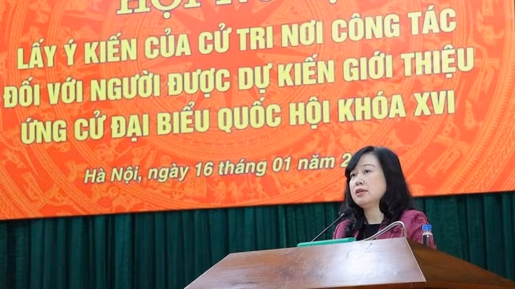 Bộ trưởng Bộ Y tế Đào Hồng Lan phát biểu tại Hội nghị. Ảnh: Bộ Y tế