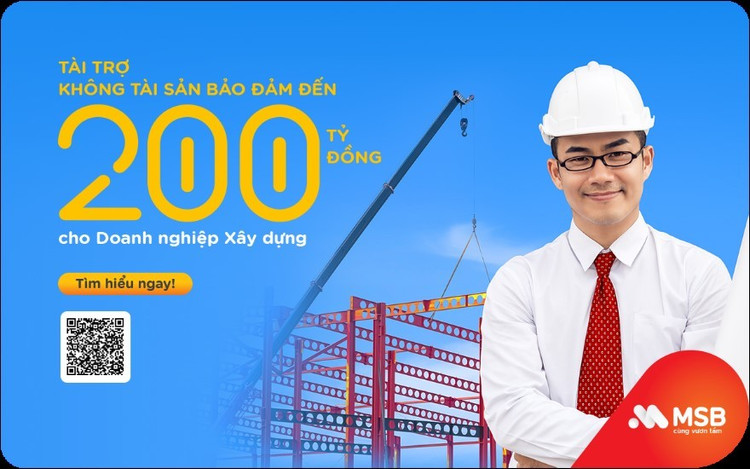 Tài trợ chuyên biệt để doanh nghiệp xây dựng “Vững tài chính - Dựng thành công”