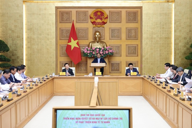 Thủ tướng đề nghị các bộ, các ngành, các cơ quan của Chính phủ, UBND các tỉnh, thành phố và cộng đồng doanh nghiệp tập trung cao độ triển khai một số nhiệm vụ - Ảnh: VGP/Nhật Bắc