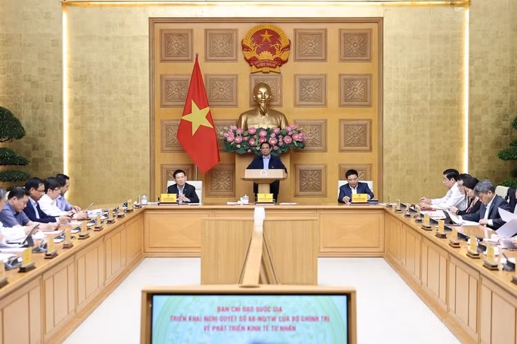 Thủ tướng đề nghị các bộ, các ngành, các cơ quan của Chính phủ, UBND các tỉnh, thành phố và cộng đồng doanh nghiệp tập trung cao độ triển khai một số nhiệm vụ - Ảnh: VGP/Nhật Bắc