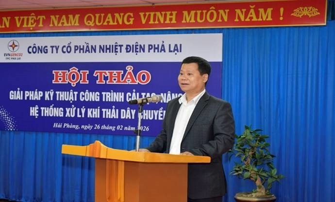 Ông Mai Quốc Long - Chủ tịch HĐQT Công ty phát biểu