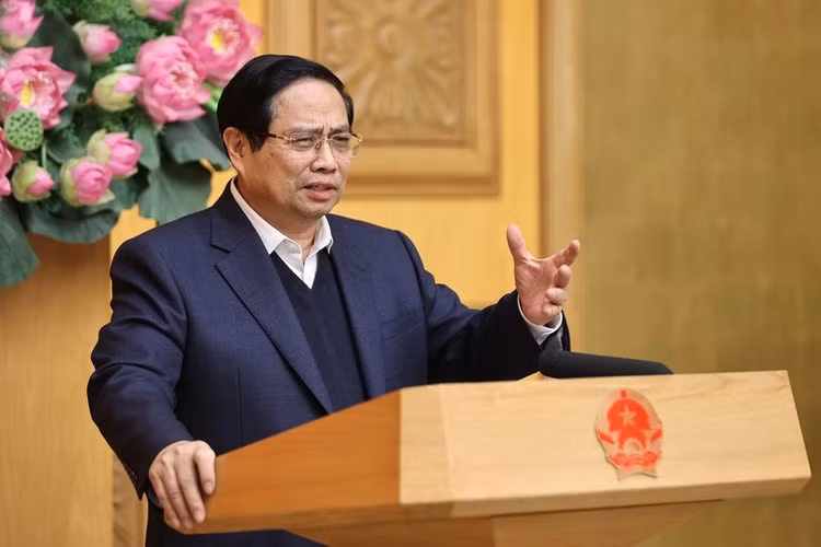 Thủ tướng Chính phủ Phạm Minh Chính ghi nhận, biểu dương, đánh giá cao các bộ, ngành, địa phương, nhất là người đứng đầu đã vào cuộc tích cực triển khai hiệu quả "Chiến dịch Quang Trung" - Ảnh: VGP/Nhật Bắc