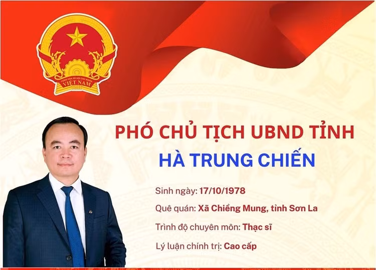 Tân Phó Chủ tịch UBND tỉnh Sơn La Hà Trung Chiến.