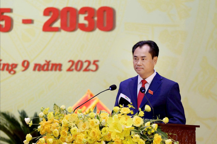 Bí Thư Tỉnh ủy Trịnh Việt Hùng phát biểu bế mạc Đại hội.