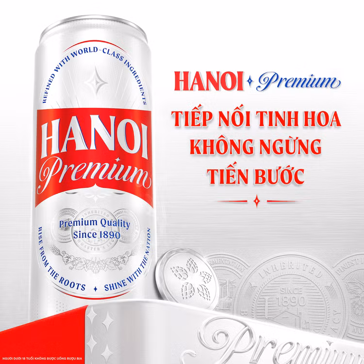 Hanoi Premium ra mắt diện mạo mới, khẳng định tinh thần “Tiếp nối tinh hoa, không ngừng tiến bước”