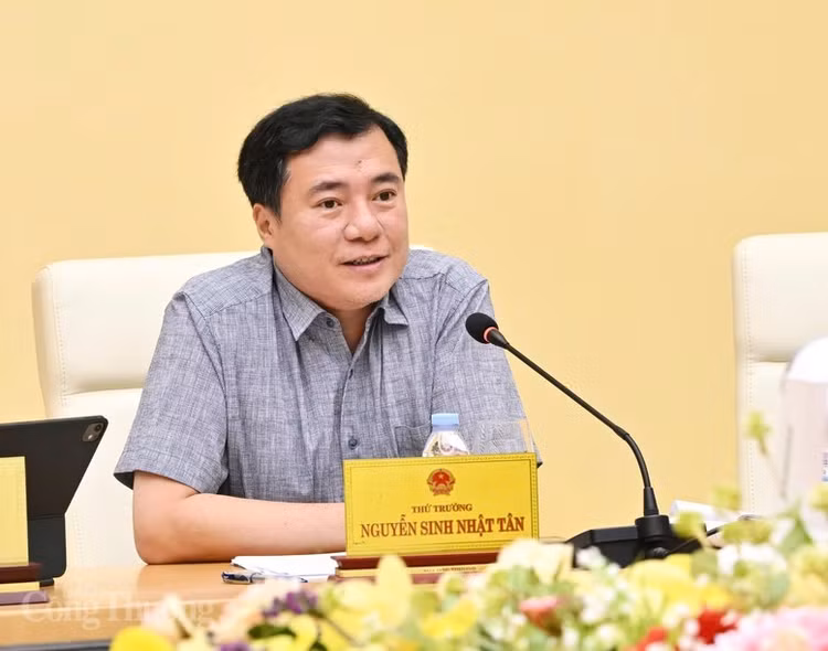 Thứ trưởng Bộ Công Thương Nguyễn Sinh Nhật Tân.