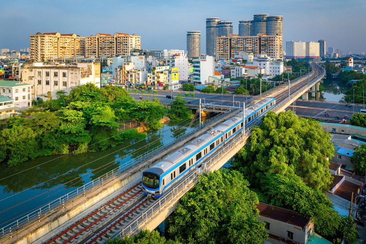 TP.HCM đề nghị xem xét bổ sung 2 dự án đường sắt đô thị vào danh mục dự án kèm theo Nghị quyết số 188/2025/QH15. Ảnh: Tiên Giang