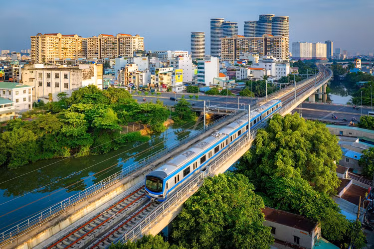 TP.HCM đề nghị xem xét bổ sung 2 dự án đường sắt đô thị vào danh mục dự án kèm theo Nghị quyết số 188/2025/QH15. Ảnh: Tiên Giang