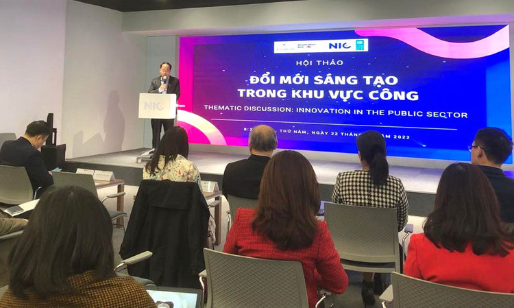Hội thảo Đổi mới sáng tạo trong khu vực công. Ảnh: Nguyễn Thủy