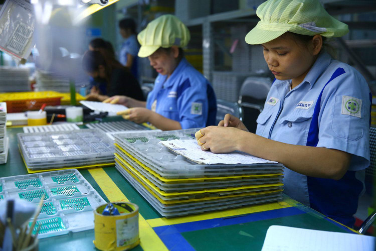 Chính phủ đặt mục tiêu tăng tỷ trọng hàng công nghiệp chế biến, chế tạo lên 88% tổng kim ngạch xuất khẩu vào năm 2025 và 90% vào năm 2030. Ảnh: Lê Tiên