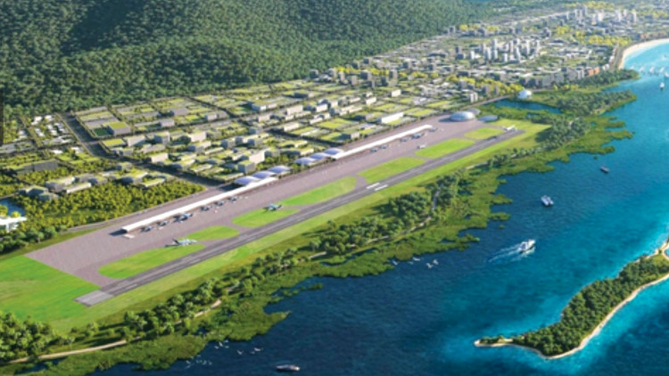 Cảng hàng không Vân Phong trong Khu kinh tế Vân Phong được Khánh Hòa đề xuất đầu tư theo phương thức PPP. Ảnh: Hà Minh