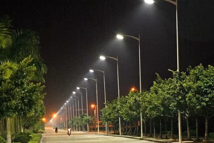 Gói thầu Xây lắp hệ thống chiếu sáng tại huyện Long Điền, tỉnh Bà Rịa - Vũng Tàu đã chọn được nhà thầu. Ảnh minh họa: Song Lê