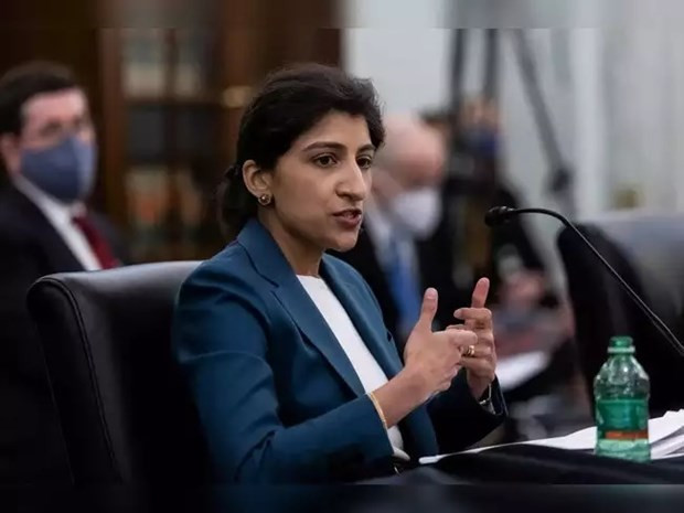 Chủ tịch Ủy ban Thương mại liên bang Mỹ Lina Khan. (Nguồn: AP)