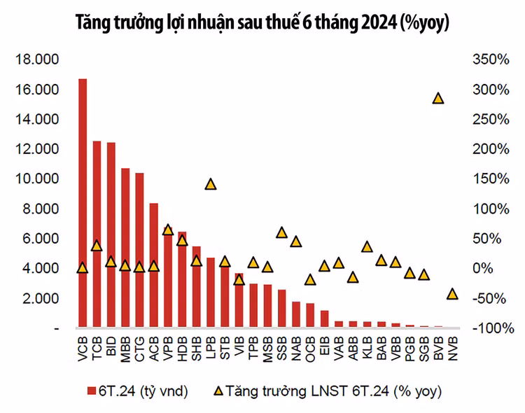 Nguồn: Báo cáo ngành ngân hàng của Agriseco