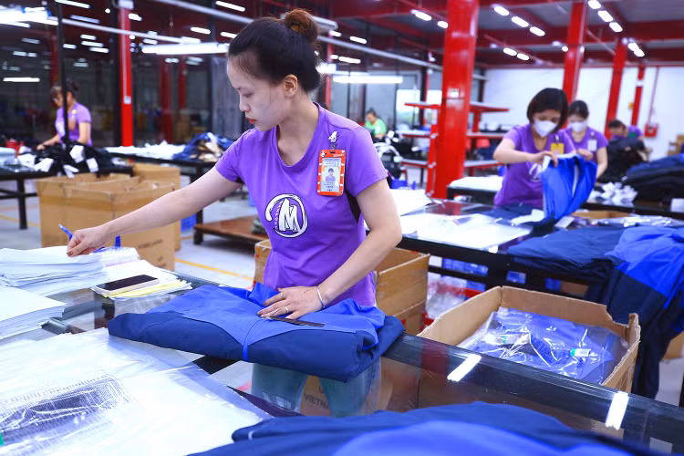 7 tháng đầu năm 2024, kim ngạch xuất khẩu hàng hóa ước đạt 226,98 tỷ USD, tăng 15,7% so với cùng kỳ năm trước. Ảnh: Tiên Giang