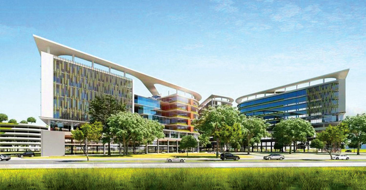 Dự án Bệnh viện Trường Đại học Y khoa Phạm Ngọc Thạch dự kiến được đầu tư theo phương thức PPP. Ảnh phối cảnh: Phú An