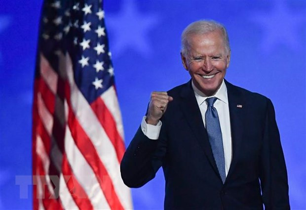 Ứng cử viên Tổng thống Mỹ của đảng Dân chủ Joe Biden. (Ảnh: AFP/TTXVN)