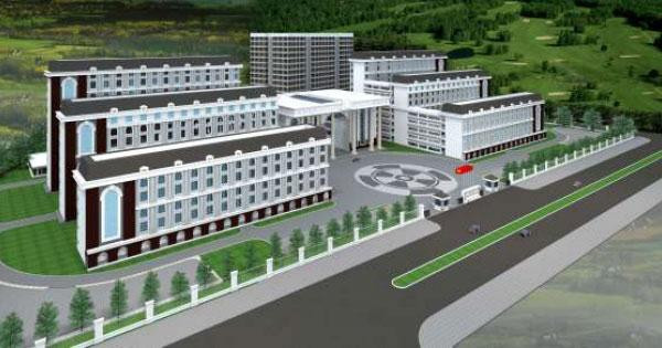 Dự án Xây dựng cơ sở vật chất Trường Đại học TN&MT TP.HCM (giai đoạn 1) do Ban Quản lý dự án đầu tư xây dựng trực thuộc Bộ TN&MT làm bên mời thầu. Ảnh: NC st