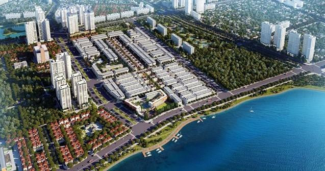 Phối cảnh Dự án Khu đô thị mới Hoàng Văn Thụ (Louis City Hoàng Mai). Ảnh Internet.