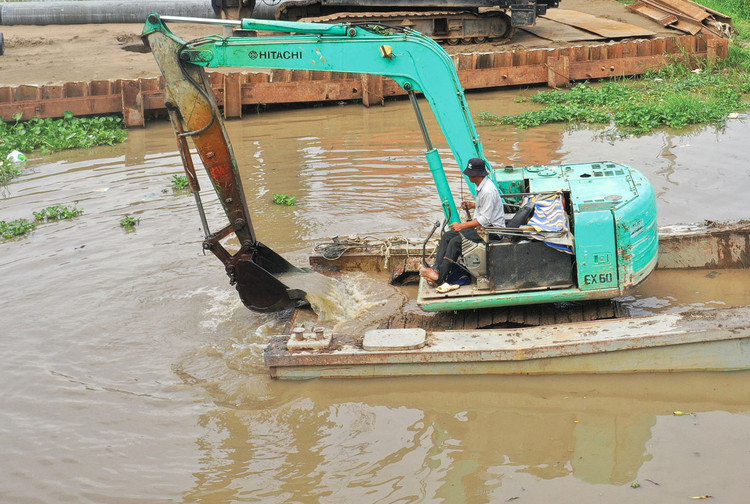 Dự án Nạo vét, gia cố suối Cái đoạn từ cầu Thợ Ụt đến sông Đồng Nai đã hoàn thành lựa chọn nhà thầu 2 gói thầu xây lắp đầu tiên. Ảnh minh họa: Nhã Chi