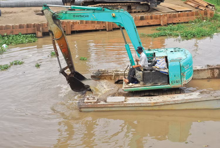 Dự án Nạo vét, gia cố suối Cái đoạn từ cầu Thợ Ụt đến sông Đồng Nai đã hoàn thành lựa chọn nhà thầu 2 gói thầu xây lắp đầu tiên. Ảnh minh họa: Nhã Chi