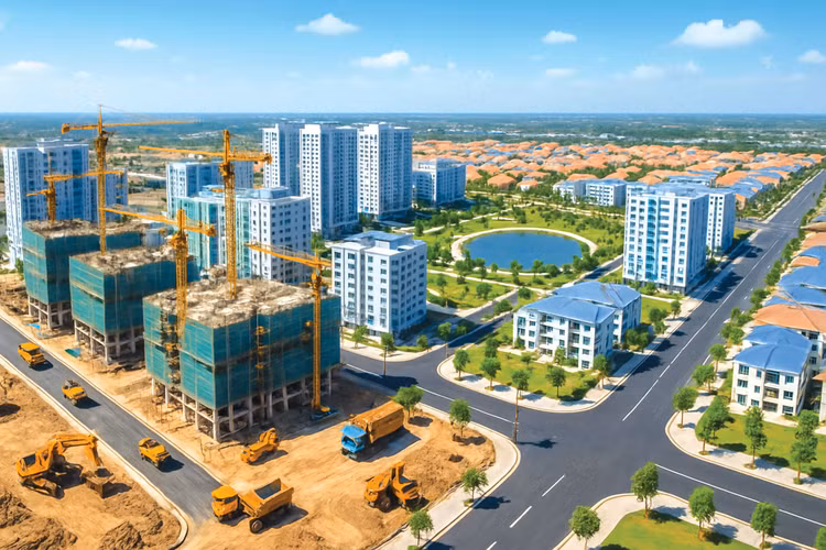 Sự bứt phá của mảng bất động sản giúp Công ty CP Đầu tư và Xây dựng số 18 ghi nhận lợi nhuận trước thuế 307,7 tỷ đồng trong năm 2024. Ảnh: Huyền Trang