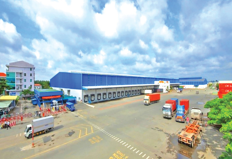 Công ty CP Tân Cảng - Đồng Văn Hà Nam sở hữu cảng cạn Tân Cảng Hà Nam. Ảnh: ICD