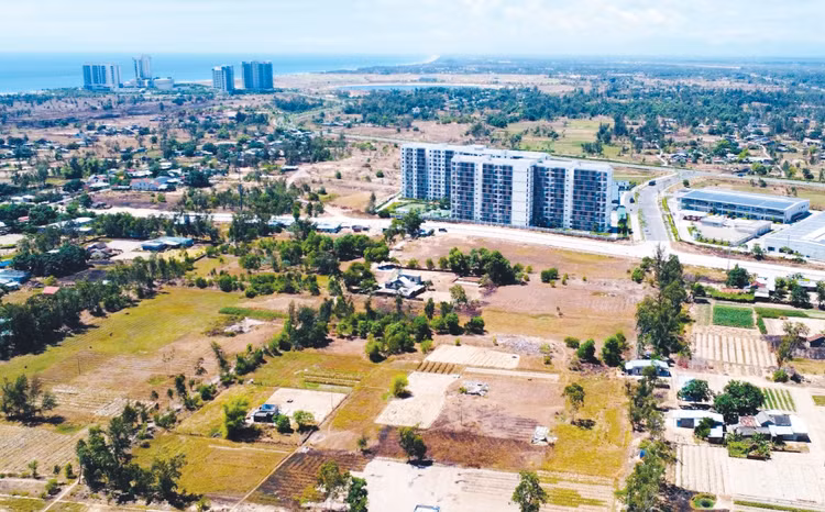 Mặt bằng cho Dự án Khu nghỉ dưỡng Nam Hội An mới được bồi thường hơn 50%. Ảnh: Quốc Tuấn