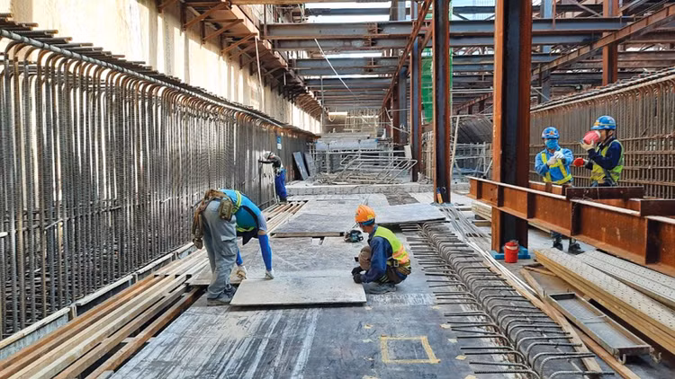 Thi công phần ngầm Tuyến metro số 1 (Bến Thành - Suối Tiên)