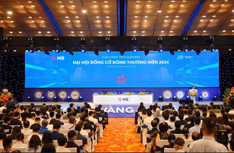 Đại hội đồng cổ đông Ngân hàng TMCP Quân đội (MB) tổ chức sáng 19/4/2024