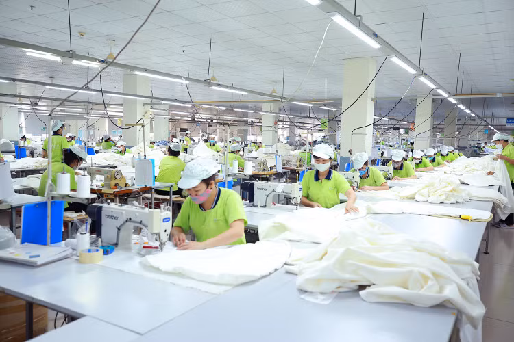 Trong quý I/2024, kim ngạch xuất khẩu dệt may của Việt Nam đạt khoảng 9,5 tỷ USD, tăng 9,62% so với cùng kỳ 2023. Ảnh: Lê Tiên