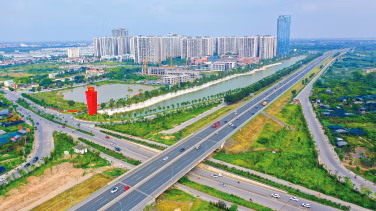 Vùng Đồng bằng sông Hồng có 4 địa phương nằm trong nhóm 10 tỉnh, thành phố có hạ tầng tốt nhất cả nước. Ảnh: Lê Tiên