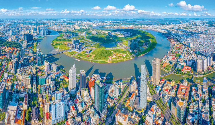 Nghị quyết số 98/2023/QH15 đã mở ra cơ hội để TP.HCM tái cấu trúc nguồn lực, kiến tạo đột phá mới, nâng cấp sự phát triển trong tương lai. Ảnh: Lê Tiên