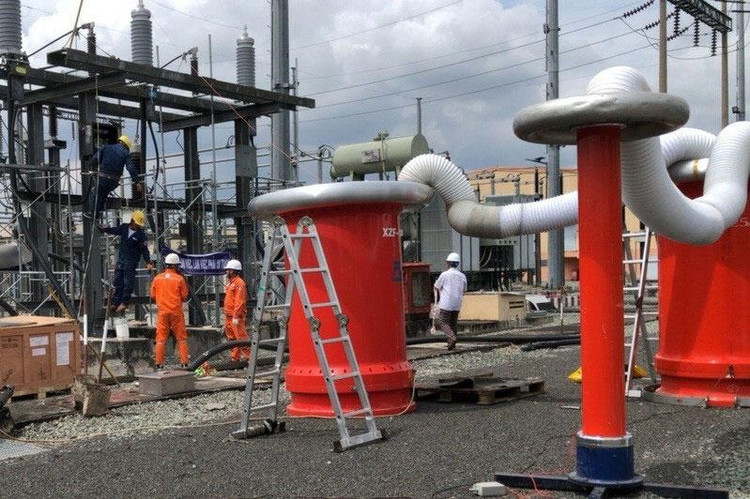 Kiểm tra thử nghiệm trước khi đóng điện công trình “Cải tạo nhánh rẽ 110kV Trạm Intel”