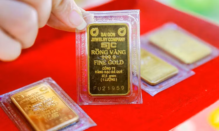 Giá vàng SJC trên thị trường ngày 22/9 tăng 50 nghìn đồng/lượng so với giá giao dịch cuối ngày 21/9. Ảnh: Linh Linh