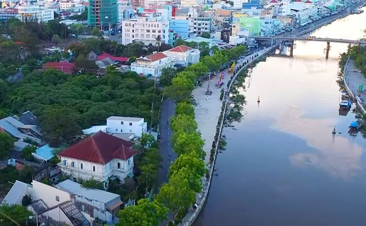 Gói thầu XL04-KBL Thi công xây dựng kè bờ sông TP. Bạc Liêu (kè đoạn 4) có loại kết cấu là công trình hạ tầng kỹ thuật. Ảnh minh họa: Phú An