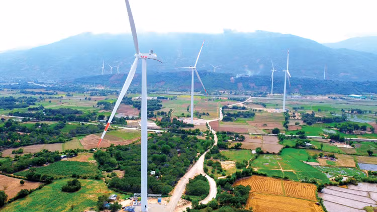 Các dự án năng lượng tái tạo được đưa vào vận hành thương mại sẽ đóng góp đáng kể cho kế hoạch phát triển kinh tế - xã hội của địa phương. Ảnh: Lê Tiên