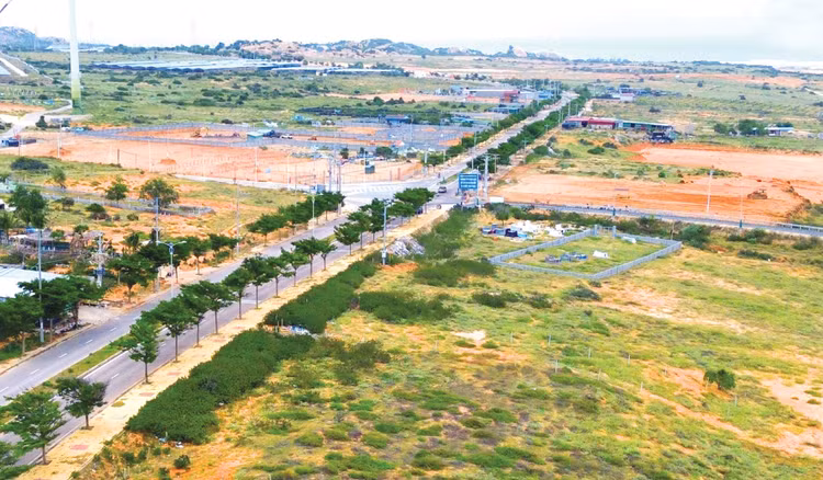 Khu vực từng được quy hoạch xây dựng nhà máy điện hạt nhân tại xã Phước Dinh, huyện Thuận Nam, tỉnh Ninh Thuận. Ảnh: Phú Lê