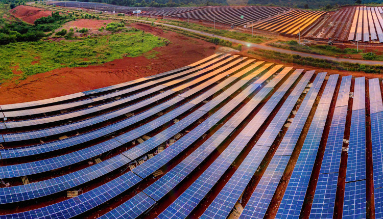 Tổng sản lượng phát của Nhà máy Điện mặt trời Thác Mơ từ năm 2021 - 2024 đạt 316,8 triệu kWh. Ảnh: Minh Lương