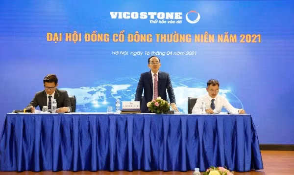 Năm 2021, Vicostone thông qua mục tiêu kinh doanh tăng trưởng 2 con số