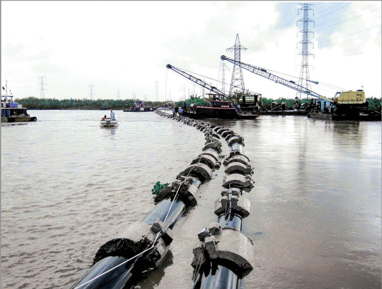 Tuyến ống cấp nước sạch về Cần Giờ, TP.HCM