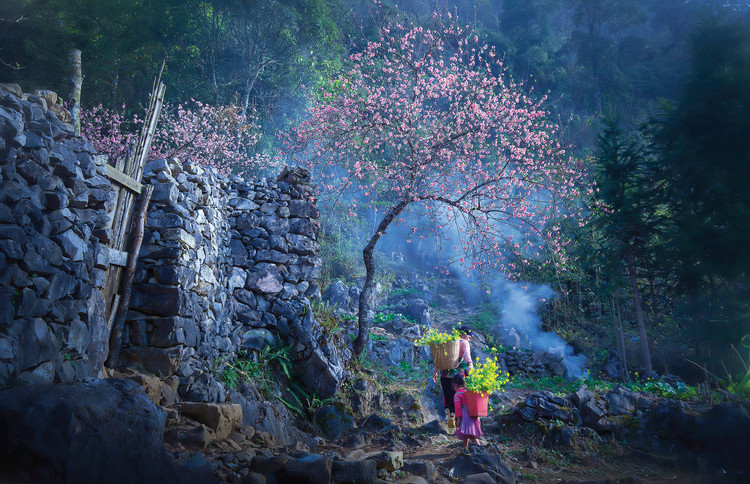 Cao nguyên đá Đồng Văn trầm mặc, huyền bí mà yên bình. Ảnh: Phan Dũng