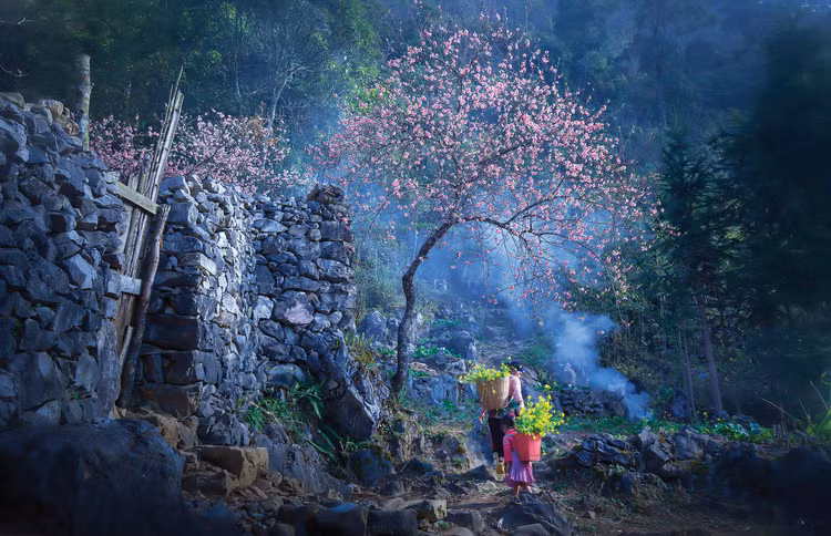 Cao nguyên đá Đồng Văn trầm mặc, huyền bí mà yên bình. Ảnh: Phan Dũng